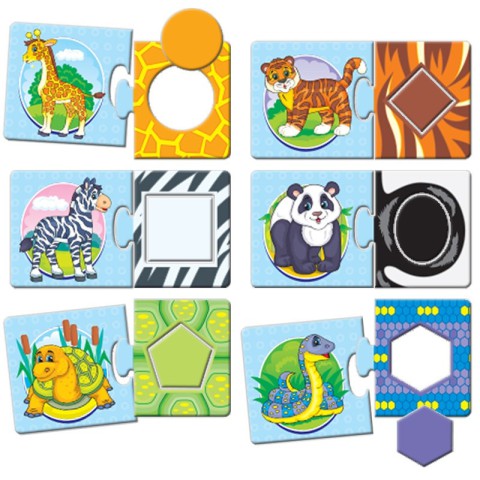 Дитяча настільна гра-квест "Фігури, кольори" 84429, 8 варіантів ігор