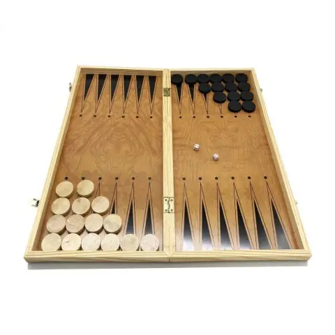 Набір настільних ігор "Шахи, нарди, шашки 3 в 1" 3 NE-LG-6 ігрова платформа 30х30 см