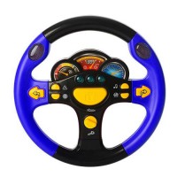 Дитячий автотренажер "Я теж рулю" 7737 музичний Синій