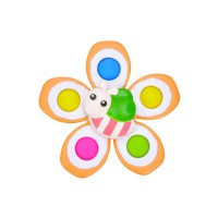 Дитяча брязкальце-спінер з м'якими кнопками "Бджола" GZ-05-4