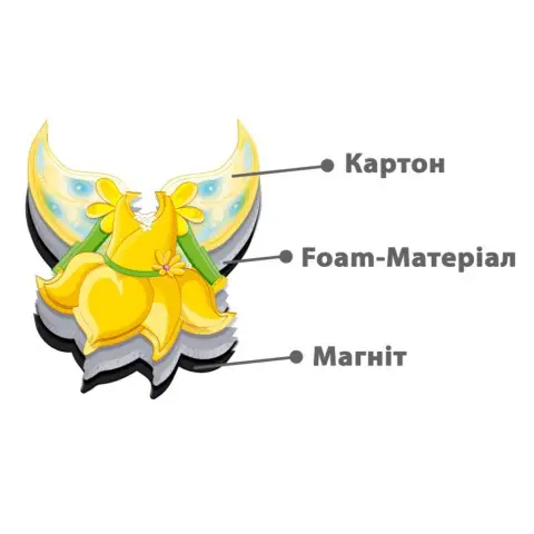 Магнітна гра для дітей "Фея" у папці Vladi Toys VT3204-28 (укр)