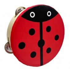 Дерев'яна іграшка Бубен "Сонечко" MD 0367-52 діаметр 15 см