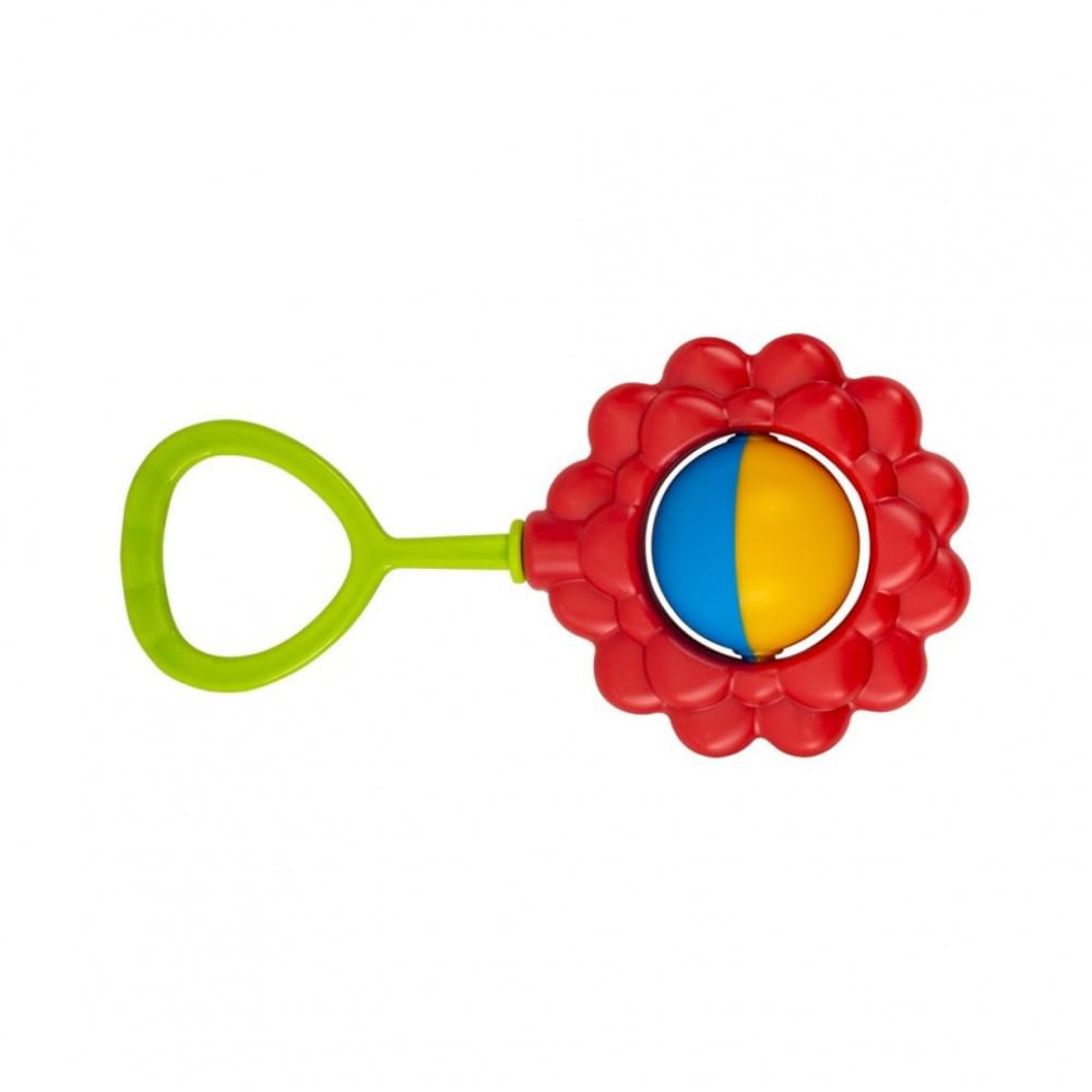 Брязкальце дитяче Квіточка ТехноК 9321TXK для найменших Червоний