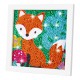 Алмазна мозаїка для дітей Лисичка A5501C рамка 17,5-17,5 см