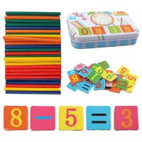 Розвиваюча магнітна Логічна гра 74290 цифри, математичні позначки, палички