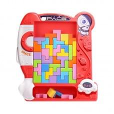 Дитяча розвиваюча іграшка 3 в 1 "Пазли, тетріс, танграм" 8792(Pink)