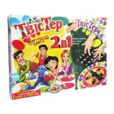 Напольная игра Твистер + настольная Твистерок 4423, 2в1