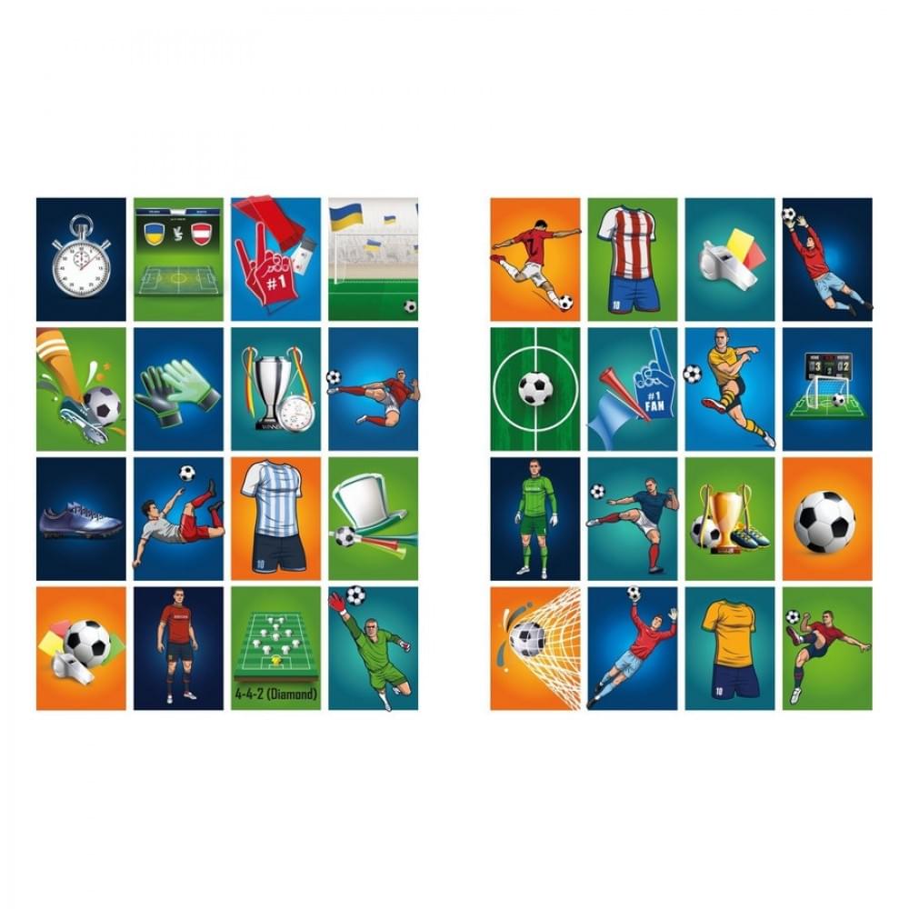 Розмальовка зі стікерами "Футбол" ©art_selena_ua CB32, 16 сторінок