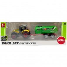 Дитячий трактор з причепом "Farm Set" SQ82002-1B(Yellow-Green)