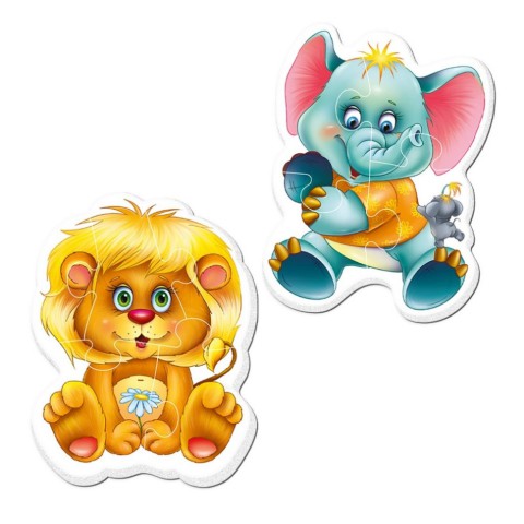 Дитячі магнітні пазли "Зоопарк" VT3208-28, 9 елементів