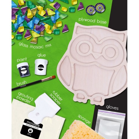 Дитячий набір для творчості кришталева мозаїка "Сова" MA2004