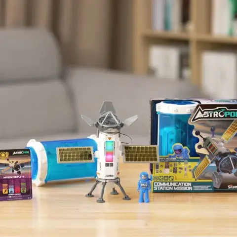 Ігровий набір Місія «Побудуй станцію зв'язку» Astropod Silverlit 80333 конструктор з фігуркою