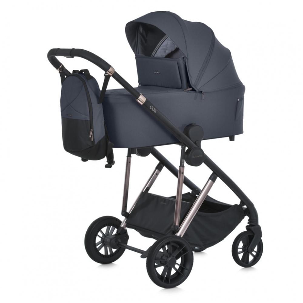 Дитяча універсальна коляска 2 в 1 COIL ME 1190 Asphalt Gray