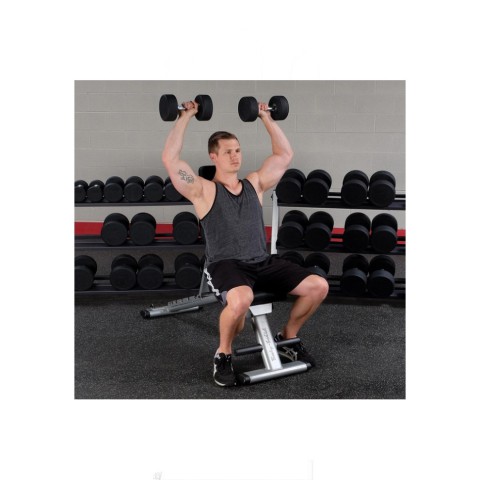 Гантельний ряд зі стійкою Profi NE-PS-222-022 від 1 кг до 10 кг