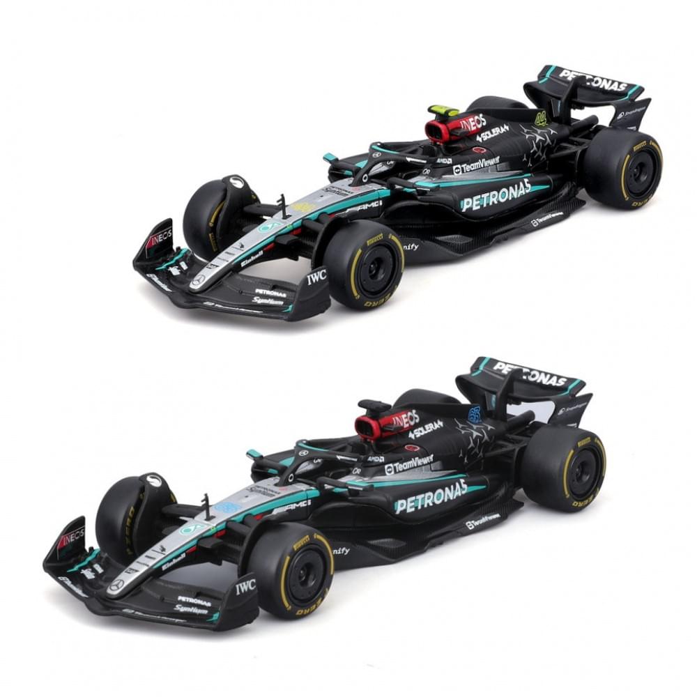 Колекційна автомодель Mercedes-AMG F1 W15 Performance (2024) Bburago 18-38208, 1:43 масштаб