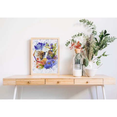 Набір для вишивання бісером "Квітковий мед" AB-906 26х20 см