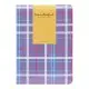 Блокнот A6 "Wonderful" 6701-1 твердий перепліт, 2 закладки та 2 гумки для ручок 80 аркушів 10х14,5 см Фіолетовий