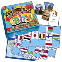 Дитяча настільна гра "Навколо світу. Лото географічне" MKB0111 укр. мовою