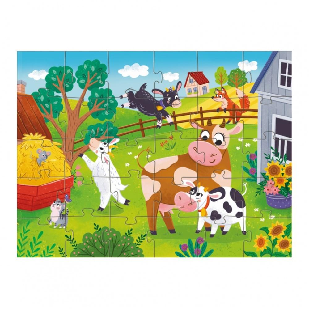 Дитячий пазл "Корови й козенята" DoDo Toys 300683, 30 елементів