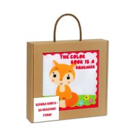 Велика м'яка книга-пищалка "Руде кошеня" 823482 англійською