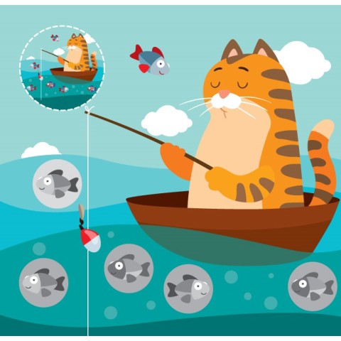 Дитяча книга аплікацій "Собаки" 403259 з наклейками