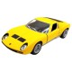 Колекційна машинка "Lamborghini Miura P400 SV" KT5390W(Yellow) масштаб 1:42