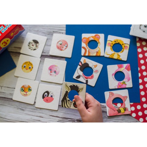 Навчальні пазли. Кумедні звірята. Iq-club для малюків (у) 13203008