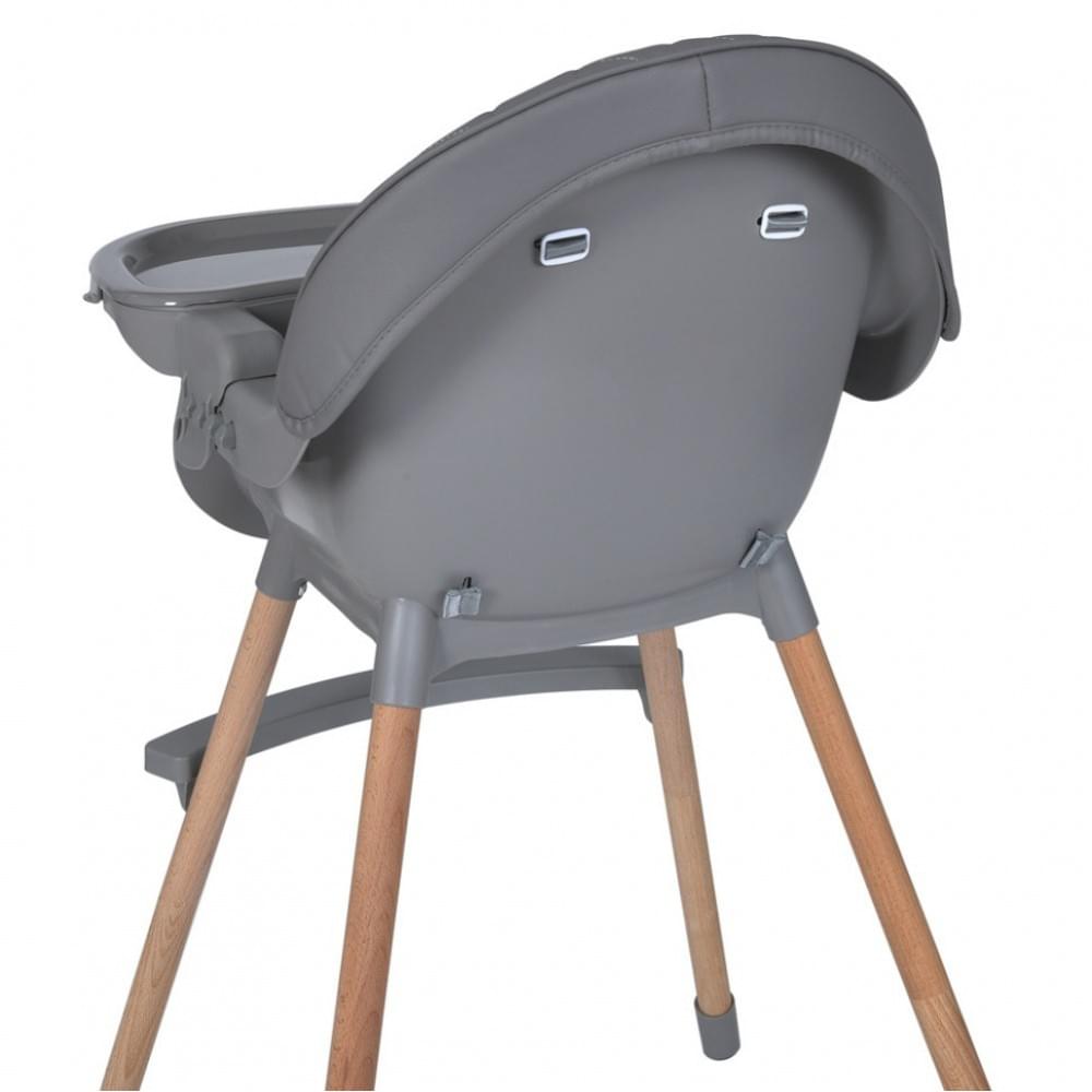 Стільчик для годування LUMI ME 1111 Gray екошкіра