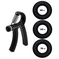 Набір кистьових еспандерів кільце+еспандер ножиці Power Grip Set3 NE-1589-60