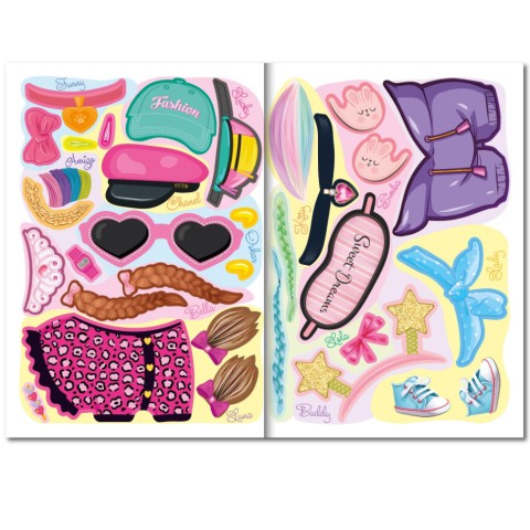 Дитяча книжка з наліпками студія краси "Dogs and cats" РМ-76-03