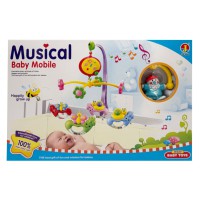 Дитячий мобіль на ліжечко "Клоуни" 6518D, музика