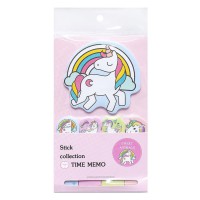 Набір паперових стікерів Єдиноріг N7-001-4 для нотаток