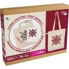 Набір екосумка-розмальовка "Вишиванка“ Rosa N0003651, 38х42 см