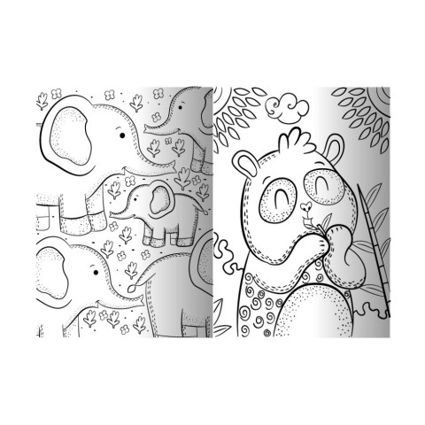 Розвиваюча розмальовка "Джунглі" РМ-73-02, 32 сторінки