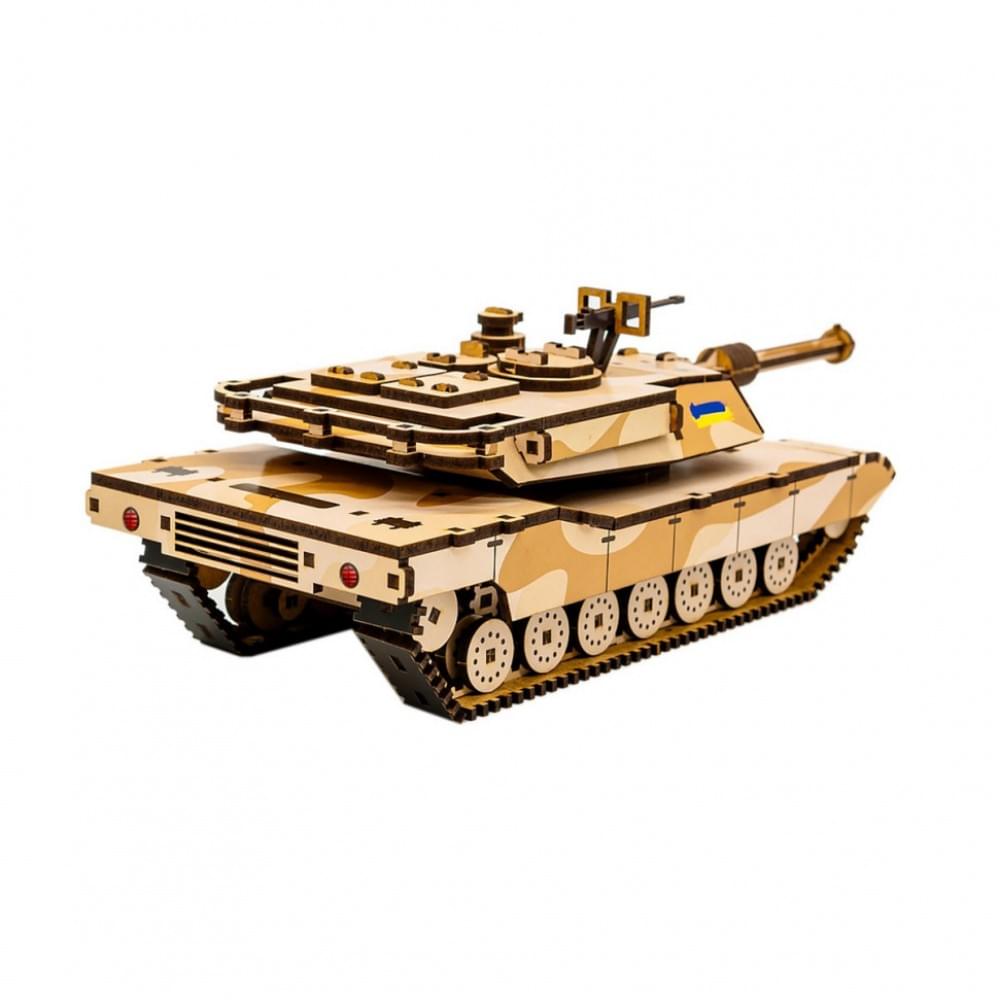 Дерев'яний 3D конструктор "Абрамс" Puz-26917, 187 деталей