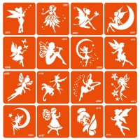 Набір трафаретів для біо-тату "Fairies" fairies-16