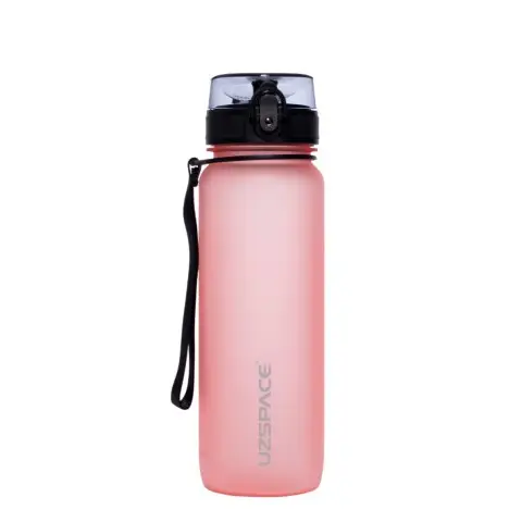 Пляшка для води UZSPACE 3053(Coral) 800 мл, коралово-рожева