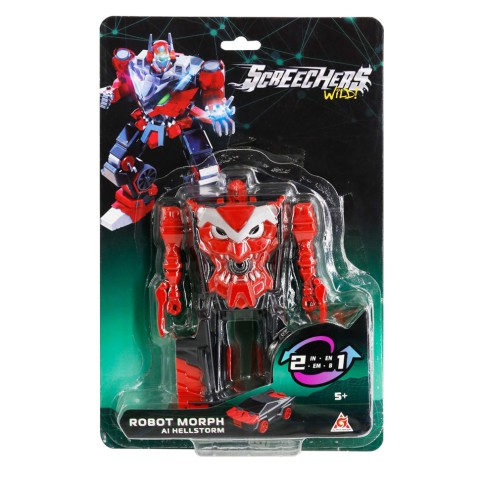 Дитячий робот-трансформер "Хелшторм" Screechers Wild! EU686152 S5 блістер