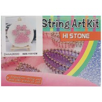 Дитячий набір для творчості стринг-арт "Лапка" YG0115(28300) дерев'яна основа