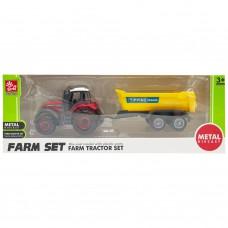 Дитячий трактор з причепом "Farm Set" SQ82002-1B(Red-Yellow)