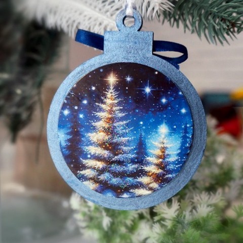 Творчий набір для створення 3-х ялинкових прикрас "Fairytale Christmas" FDCKW-051