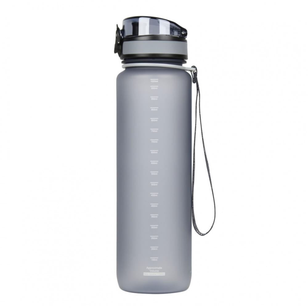 Пляшка для води UZSPACE 3038(Grey) 1000 мл, сіра
