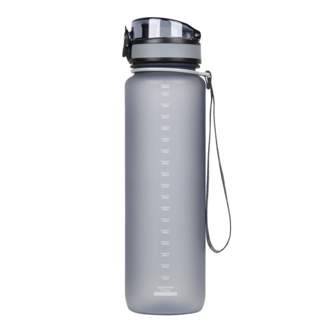 Пляшка для води UZSPACE 3038(Grey) 1000 мл, сіра