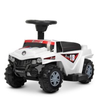 Дитяча каталка-толокар M 4231L-1 Білий, з батьківською ручкою