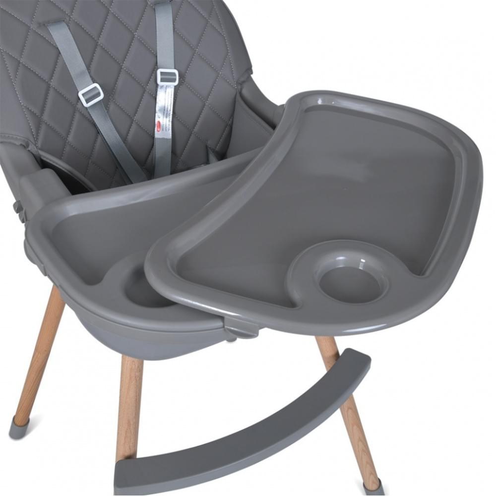 Стільчик для годування LUMI ME 1111 Gray екошкіра