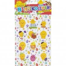 Набір великодніх наліпок НС-В6-14-1 формат В6, 2 аркуші, 30 штук