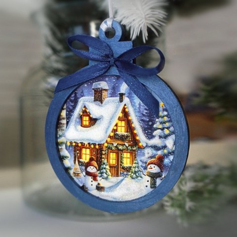 Творчий набір для створення 3-х ялинкових прикрас "Fairytale Christmas" FDCKW-051