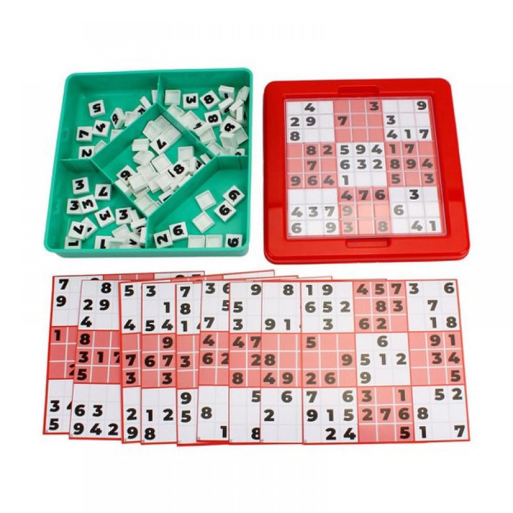 Дитяча розвиваюча гра "Судоку" 2956TXK 81 фішка, 10 шаблонів