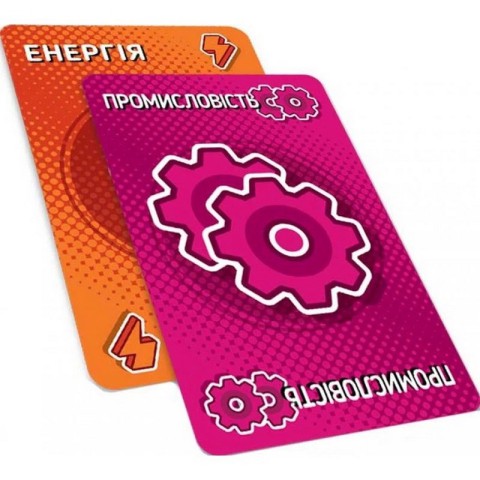 Карткова гра "Карткове місто" PCT01UA 160 двобічних карток ресурсів