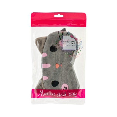 Дитяча маска для сну "Киця" T20878 розмір 24,6 x 14,6 см